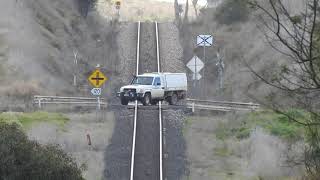 UGL RailLinx Track Equipment Ute Between Amaroo NSW & Borenore NSW. 22 July 2024