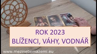 2023♊♎♒VZDUŠNÁ ZNAMENÍ-  výklad karet, výklad tarotu