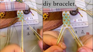 homemade bracelet design｜easy and beautiful bracelet making｜trending handmade jewellery｜diy bracelet