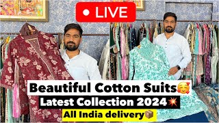 New Cotton Suits Collection🥰| Summer Suits in Cotton 60-60 | Jaipur kurti 2024 | Sawariya Export