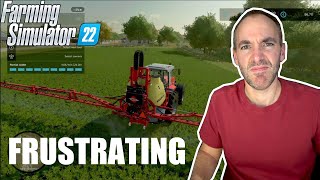 FRUSTRATED WITH FERTILIZING! | Greg Plays Farming Simulator 22 Episode 2