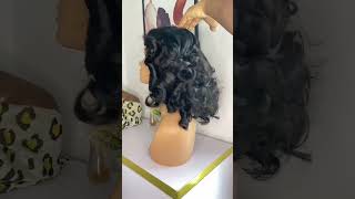 Heatless Curls: How to curl your wigs #hair #curlyhair #wigs #wigreview #curlyhairstyles