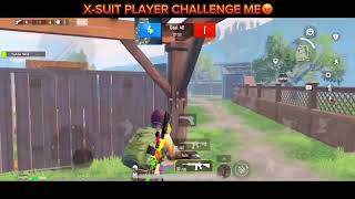 X-SUIT PLAYER CHALLENGE ME 🔥 1v1 WITH M416🔥🎮 #shorts