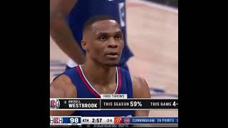 😭 Russell Westbrook Air Balls Free Throw Denver Nuggets Vs Los Angeles Clippers Highlights