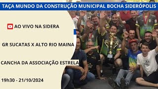 Taça Mundo da Construção 2024 - GR Sucatas 1 x 1 Alto Rio Maina