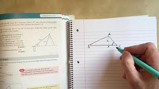 51  Area of a Triangle New Formula Chapter 9 Section 3 Edexcel Pure AS Level Maths