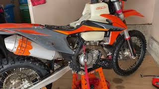 ‘21 KTM 500 exc-f 8k 220 hour service