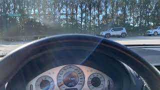 E55 amg driving video