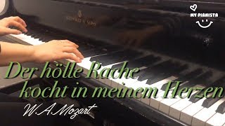 Der hölle Rache..,Königin der Nacht, Queen of the night, Piano accompaniment, Opera karaoke