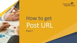 How to find Facebook post URL