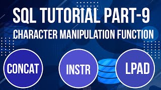 SQL TUTORIAL | Character Manipulation Functions in Urdu/Hindi