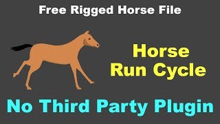 How to Animate Horse run cycle using After Effects Part-2 (After Effects Tutorial without plugin)