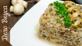 Гречневая каша с грибами шампиньонами - рецепт от Дело Вкуса