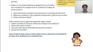 APRENDO EN CASA SEMANA 35 DÍA 05 4TO GRADO PRIMARIA