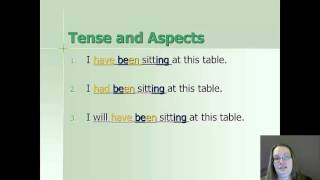 Introduction to English Grammar part 11: tense and aspect