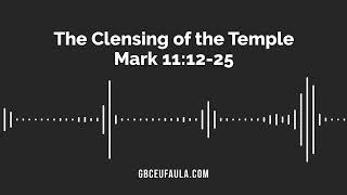 The Cleansing of the Temple - Zeal for His House | Mark 11:12-25