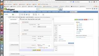 vtiger CRM Lead Convert To Existing Account