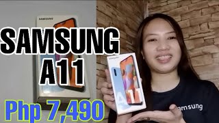 SAMSUNG Galaxy A11 Unboxing|Quick review  - TAGALOG