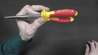 Matrix 17101 long nose pliers 160mm