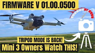 This DJI Mini 3 Pro Firmware Update Changes EVERYTHING! | Flight test & Review