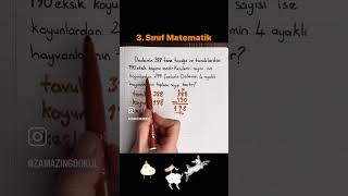 3. Sınıf Matematik Toplama Çıkarma işlemi problemleri