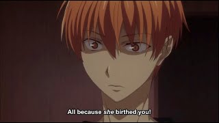 Yuki beats Kyo for not visiting Tohru | Fruits Basket The Final