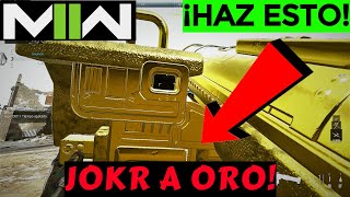 🏆Cómo Sacarse RÁPIDO el JOKR y el PILA a ORO! ❘ CAMUFLAJES Modern Warfare 2 2022