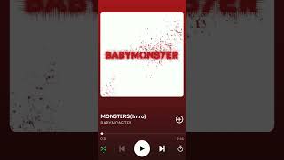 BABYMONSTER - MONSTERS (Intro) (Audio)