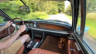 Driving the 1972 Fjord Blue BMW 3.0 CSi