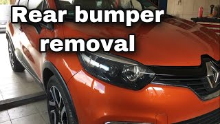 Renault Capture Rear Bumper Removal