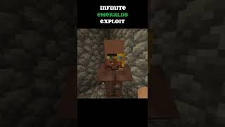 INFINITE EMERALDS EXPLOIT for Minecraft 1.20 Bedrock #shorts #minecraft #minecraftshorts #bedrock