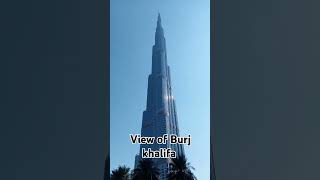 Mesmerizing view of World's Tallest building "Burj Khalifa"