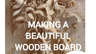 Asmr Making a beautiful wooden board