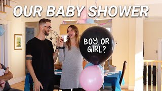 Our baby shower & gender reveal party