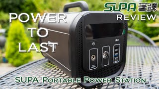 A POWER Station that LASTS!! Supa Portable Powerstation 384Wh