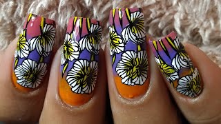 Gradient Nails with Stamping Plate🤔🤔🤔 || Beautybigbang Review ||