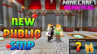 💎 New Best Gemsteal Smp Server For Minecraft ❣️ | Java+Pe | 24/7 Online | Free To Join Public Smp 🔶