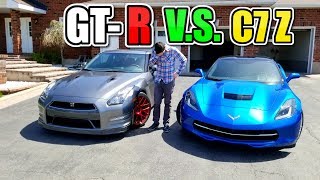 RACING My GT-R VS MY CORVETTE in MEXICO!!! *SHOCKING RESULTS*