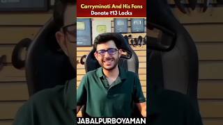 #carryminati ने 13Lacks रुपये दान किए उड़ीसा ट्रेन Accident Me #viral #ytshorts #shorts #trending