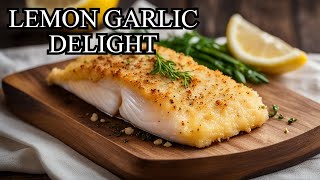 Fish baked to perfection with Lemon and Garlic Butter!