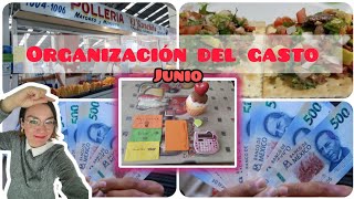 Organización del Gasto primera semana quincenal 15 de junio | Compra y comida del día ❤️😘