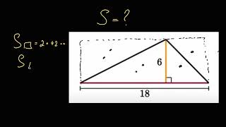 Навчіться знаходити площу тупокутного трикутника | Академія Хана