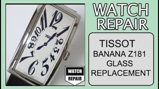 tissot banana z181  glass replacement