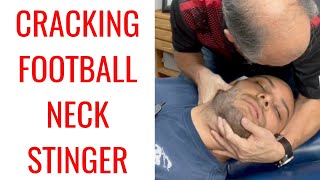 Neck Pain, Football Stinger gets Emotional with Chiropractor @SoCalChiropractic