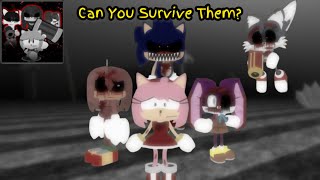 This TD Fan Made Game Is Fun! | VS Knuckles.EXE, Tails.EXE & Cream.EXE | Mobile #roblox