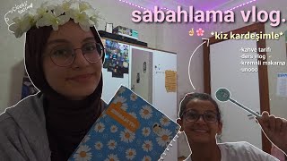 SABAHLAMA VLOG! *kiz kardesimle* — Nisaa