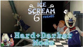 Ice Scream 6 version 1.2 in Hard + Darker Mode Gameplay