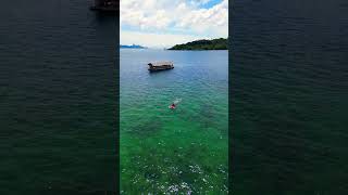 Kayak drone shot beach Sapang Dalaga Philippines #travel #drone #misamisoccidental