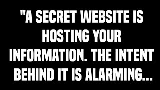 ✝️Today god message | "A secret website is hosting your information.The intent.... || #god