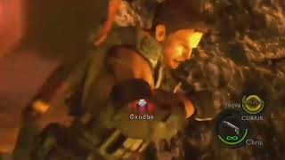 Standing here I realize but it’s Chris Redfield punching a Boulder